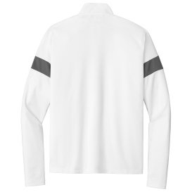 Sport-Tek ST800 Travel Full-Zip Jacket - White/Iron Grey