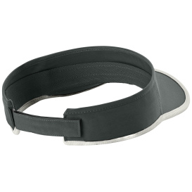 Sport-Tek STC57 Repeat Visor - Iron Gray/White