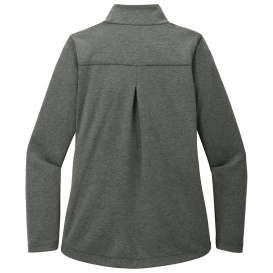 TravisMathew TM1LD001 Ladies Coveside Full-Zip - Dark Grey Heather