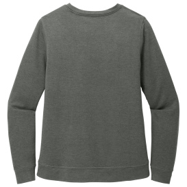 TravisMathew TM1LD003 Ladies Long Weekend Crew - Dark Grey Heather