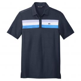 TravisMathew TM1MU416 Cabana Chest Stripe Polo - Blue Nights