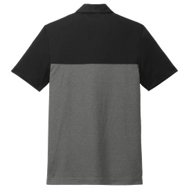 TravisMathew TM1MY401 Sunset Blocked Polo - Black/Dark Grey Heather