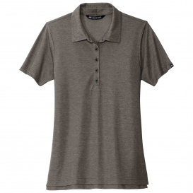 TravisMathew TM1WW002 Ladies Oceanside Heather Polo - Black Heather