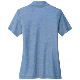 TravisMathew TM1WW002 Ladies Oceanside Heather Polo - Classic Blue Heather