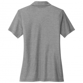 TravisMathew TM1WW002 Ladies Oceanside Heather Polo - Quiet Shade Grey Heather