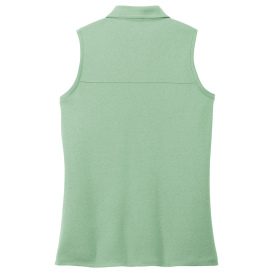 TravisMathew TM1WX001 Ladies Coto Performance Sleeveless Polo - Beryl Green Heather