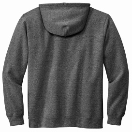 Volunteer Knitwear VL130ZH Chore Fleece Full-Zip Hoodie - Charcoal Heather