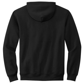 Volunteer Knitwear VL130ZH Chore Fleece Full-Zip Hoodie - Deep Black