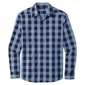 Port Authority W670 Everyday Plaid Shirt - True Navy