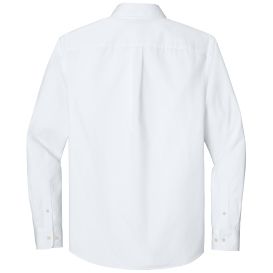 Port Authority W816 Long Sleeve Nailhead Easy Care Shirt - White