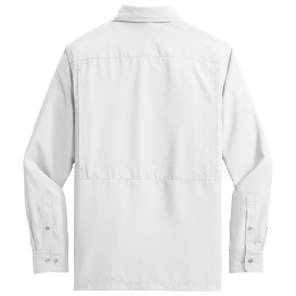 Port Authority W960 Long Sleeve UV Daybreak Shirt - White