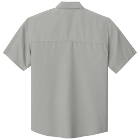 Port Authority W963 Short Sleeve UV Dockside Shirt - Gusty Gray