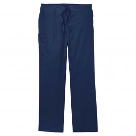 Wink WW3150S Unisex Short WorkFlex Cargo Pocket Scrub Pants - Navy