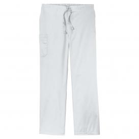 Wink WW3150S Unisex Short WorkFlex Cargo Pocket Scrub Pants - White