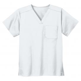 Wink WW3160 Unisex WorkFlex Chest Pocket V-Neck Scrub Top - White