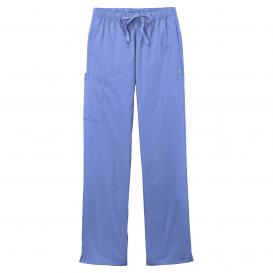 Wink WW4158 Women\'s Premiere Flex Cargo Pocket Scrub Pants - Ceil Blue