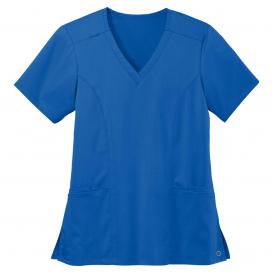 Wink WW4168 Women\'s WorkFlex Mock Wrap Scrub Top - Royal