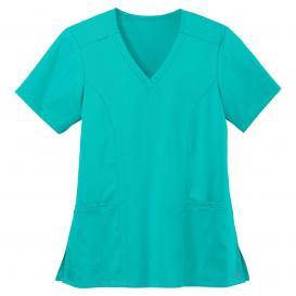 Wink WW4168 Women\'s WorkFlex Mock Wrap Scrub Top - Teal