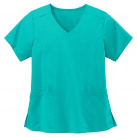 Wink WW4268 Women\'s Premiere Flex Mock Wrap Scrub Top - Teal