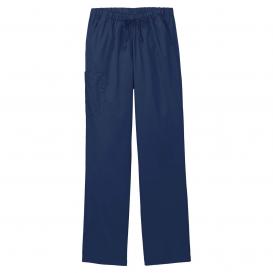 Wink WW4550P Women\'s Petite WorkFlex Cargo Pocket Scrub Pants - Navy