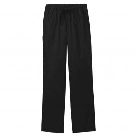 Wink WW4550T Women\'s Tall WorkFlex Cargo Pocket Scrub Pants - Black
