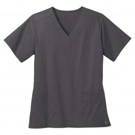 Wink WW4560 Women\'s WorkFlex V-Neck Scrub Top - Pewter