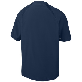 Sport-Tek YJST489 Youth Repeat 1/2-Zip Short Sleeve Jacket - True Navy