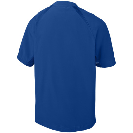 Sport-Tek YJST489 Youth Repeat 1/2-Zip Short Sleeve Jacket - True Royal