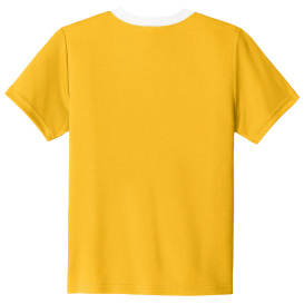 Sport-Tek YST100 Competitor United Crew - Gold/White