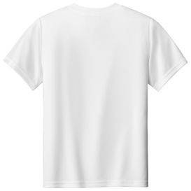 Sport-Tek YST100 Competitor United Crew - White/White