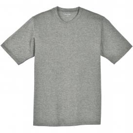 Sport-Tek YST340 Youth PosiCharge RacerMesh Tee - Grey Heather