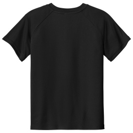 Sport-Tek YST359 PosiCharge Competitor 2-Button Henley - Black