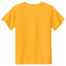 Sport-Tek YST359 PosiCharge Competitor 2-Button Henley - Gold