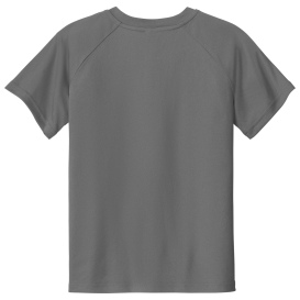 Sport-Tek YST359 PosiCharge Competitor 2-Button Henley - Iron Grey
