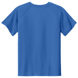 Sport-Tek YST359 PosiCharge Competitor 2-Button Henley - True Royal