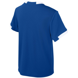 Sport-Tek YST440 Youth Club Short Sleeve Crew - True Royal/White