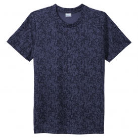 Sport-Tek YST460 Youth Digi Camo Tee - True Navy