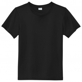 Sport-Tek YST720 Youth PosiCharge Re-Compete Tee - Black