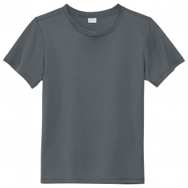 Sport-Tek YST720 Youth PosiCharge Re-Compete Tee - Iron Grey