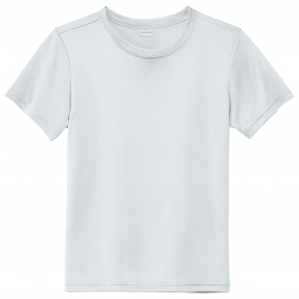 Sport-Tek YST720 Youth PosiCharge Re-Compete Tee - White