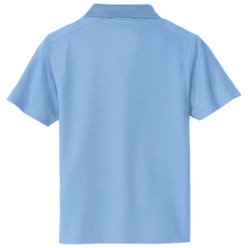 Sport-Tek YST740 Youth UV Micropique Polo - Carolina Blue