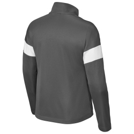 Sport-Tek YST800 Youth Travel Full-Zip Jacket - Iron Grey/White