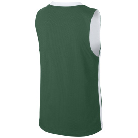 Sport-Tek YST900 Youth Rival Basketball Rev Jersey - Forest Green/White
