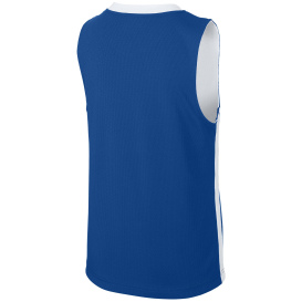 Sport-Tek YST900 Youth Rival Basketball Rev Jersey - True Royal/White