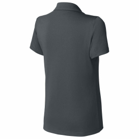 Sport-Tek LST104 Ladies Competitor United Polo - Iron Grey/White