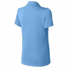 Sport-Tek LST104 Ladies Competitor United Polo - Carolina Blue/White