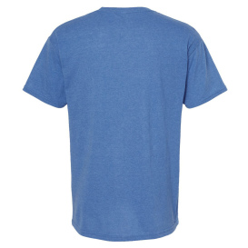 M&O 4800 Gold Soft Touch T-Shirt - Heather Royal