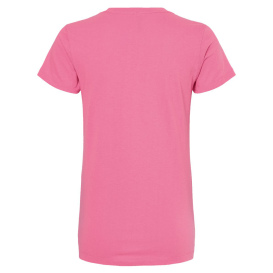 M&O 4810 Women\'s Gold Soft Touch T-Shirt - Azalea