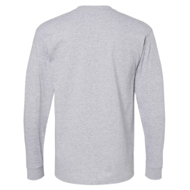 M&O 4820 Gold Soft Touch Long Sleeve T-Shirt - Athletic Grey