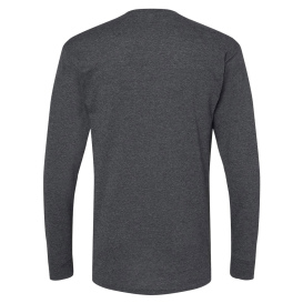 M&O 4820 Gold Soft Touch Long Sleeve T-Shirt - Dark Heather